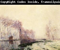 Gustave Loiseau The Eure River in Winter